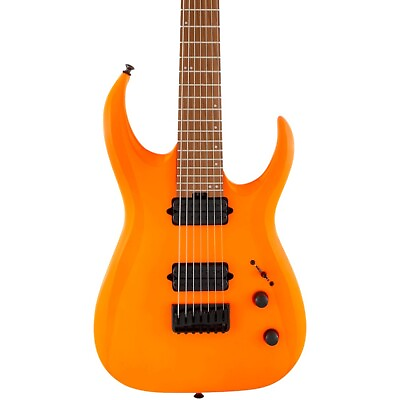 #ad Jackson Pro Series Misha Mansoor Juggernaut HT7FM 7 String Guitar Neon Orange $949.99