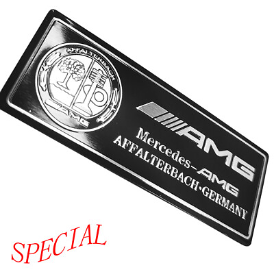 #ad 3D Aluminum For AMG Special Edition Affalterbach Emblem Interior Side Sticker $14.66