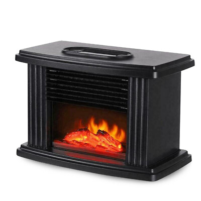 #ad Electric Fireplace Heater Stove 1000W w 3D Realistic Flame Effect Home Mini $49.30