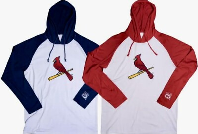 #ad St. Louis Cardinals Long Sleeve Hooded Pullover SGA 9 29 23 New Blue Left Only $19.99