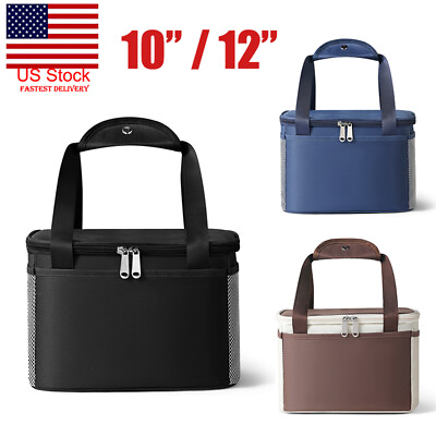 #ad Insulated Lunch Bag Tote Large Lunch Box Container Work Office School Picnic US $11.60