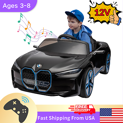 #ad Kids Ride On Car 12V Electric 2.4G with Remote Control Licensed BMW I4 $215.00