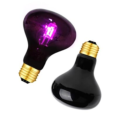 #ad 75W Infrared Heat Lamp Bulb Moonlight Light Glass Heating Lamps Bulbs for Liz... $19.26