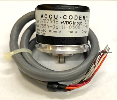 #ad New Encoder Products Incremental Accu Coder 755A 06 H 0500 R PU $65.95