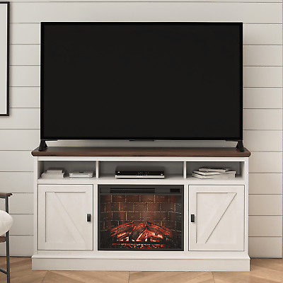 #ad Home Electric Fireplace TV Stand for TVs up to 65quot; Entertainment Center Unit $223.60
