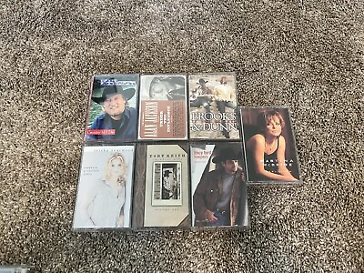 #ad Cassette Tapes Lot of 7 1990s Country Toby Keith Martina McBride Tracy Byrd Etc $19.99
