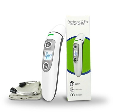 #ad Forehead Ear Thermometer Baby Kids Adults Infrared Digital With Fever Warning $9.99