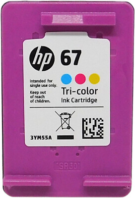 #ad New Genuine HP 67 Color 3YM55AN Genuine $11.99