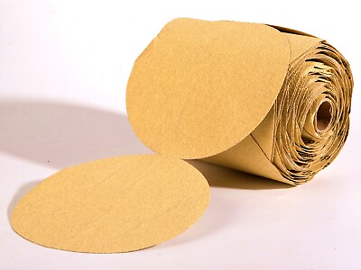 #ad 6 inch PSA Sanding Disc Sandpaper 100 Roll Sticky Back 40 800 Grit Sand Paper $33.79