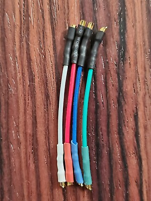 #ad High Quality Cartridge Headshell Wires Leads Gold OFC Copper  $8.87