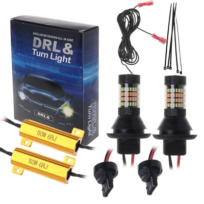 #ad 2x Reverse Bulb T20 7440 96 LED 3014 50W DRL Backup Lamp Tail Brake Light $24.75
