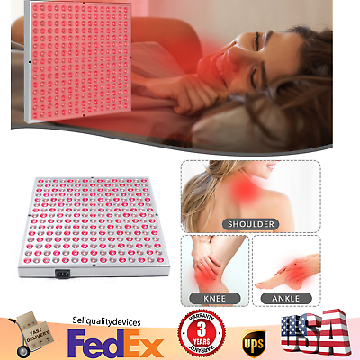 #ad 45W LED Therapy Light Red Infrared Panel Pulse LampRemote Full Body Anti Aging $35.16