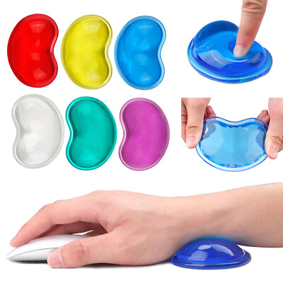 #ad 4Pcs Silicone Wrist Pad Gel Mouse Support Wrist Cushion Rests for Computer PC $16.81