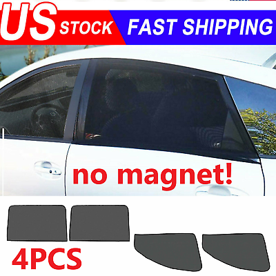#ad #ad 4X Magnetic Car Side Front Rear Window Sun Shade Cover Mesh Shield UV Protection $7.85