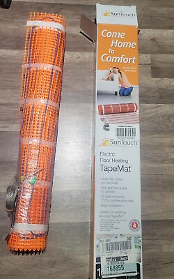 #ad SunTouch TapeMat Electric Radiant Heating 25sq Ft Heated Underfloor 10ft X 30 In $74.10
