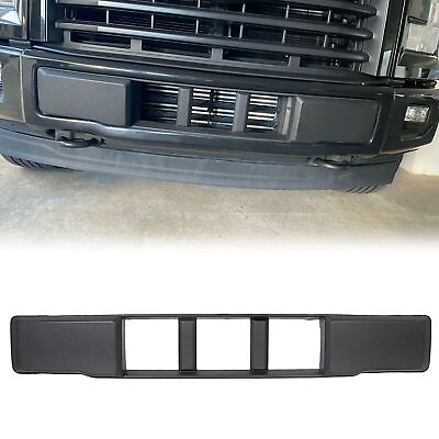 #ad Fit For 15 17 Ford F150 Front Bumper Cover Lower Grille Trim Panel Black Plastic $27.47