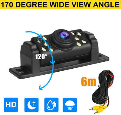#ad HD Backup Car Front Rear View Camera Parking Line Control 170 ° Wide Angel US $13.99