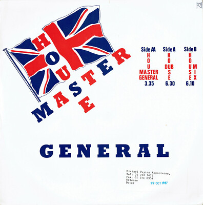 #ad Housemaster General House Master General Used Vinyl Record 12 K5783z GBP 8.21