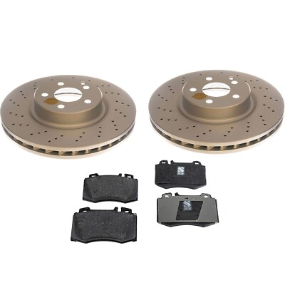 #ad KIT 091421 135 Sure Stop 2 Wheel Set Brake Disc and Pad Kits Front for Mercedes $251.61