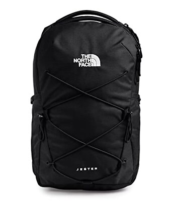 #ad The North Face #x27;Jester#x27; Backpack in Tnf Black Platino Gold Metallic Leather $35.24