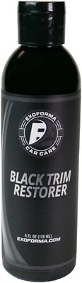#ad New Black Trim Restorer Restores Factory Black to Plastic Trim Protects .... $29.43