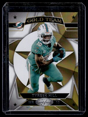 #ad 2023 Panini Certified Gold Team Tyreek Hill Miami Dolphins #GT 5 $3.00