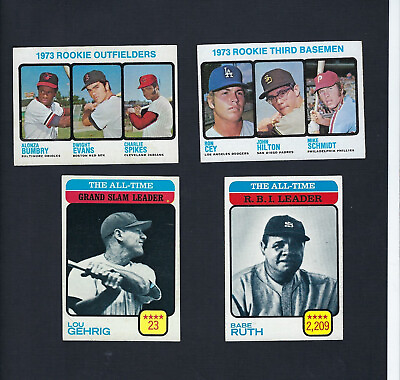 #ad 1973 TOPPS BASEBALL COMPLETE SET 660 CARDS EX $1200.00