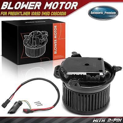 #ad A C Brushless Heater Blower Motor Fan for Freightliner M2 106 2003 2023 2 Pin $119.99