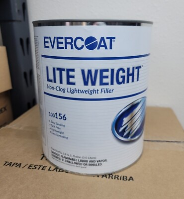 #ad #ad Evercoat 156 Light Weight Body Filler Gallon with hardner Brand New Free S H $44.95