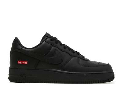 #ad Nike Air Force 1 Low Supreme Black Size 11.5 DS BRAND NEW $226.80