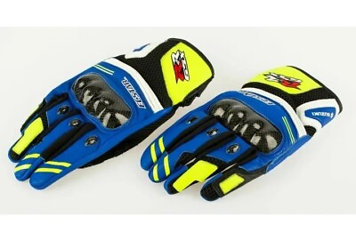 #ad Suzuki Ecstar GSXR MotorcycleLeather Racing Gloves Motorbike Riding Gloves $79.98