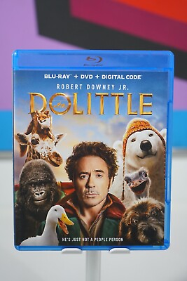 #ad Dolittle Blu ray DVD *no digital 2020 Robert Downey Jr. $6.49