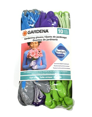 #ad #ad GARDENA Gardening Gloves 10 pack $23.88