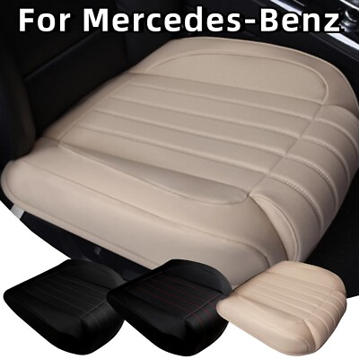 #ad For Mercedes Benz Car 1 2 Front Seat Covers 5D Luxury Leather Full Surround Pads $25.64