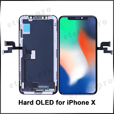 #ad Hard OLED Display Screen Replacemen Touch Digitizer Assembly For iPhone X 5.8in $32.86