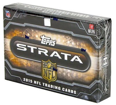 #ad 2015 Topps Strata Football Hobby Box FACTORY SEALED **FREE SHIPPING** $109.00