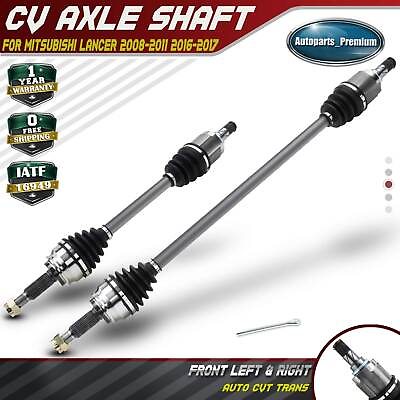 #ad 2x CV Axle Shaft Assembly for Mitsubishi Lancer 08 11 16 17 Front Left amp; Right $136.98