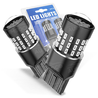 #ad 2X 7443 LED Stop Brake Tail Light Bulbs for Chevy Silverado 1500 2014 2020 2021 $24.99