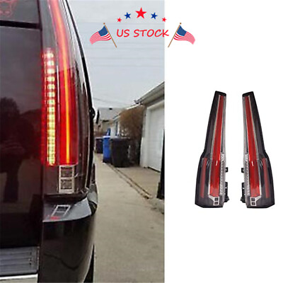 #ad New 2 LED Tail Lights For Rear Lamp Escalade Cadillac 2016 Model Assembly 07 14 $359.99