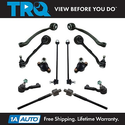#ad Front Control Arm Ball Joint Sway Bar Link Tie Rod Steering Suspension Kit 12pc $249.95