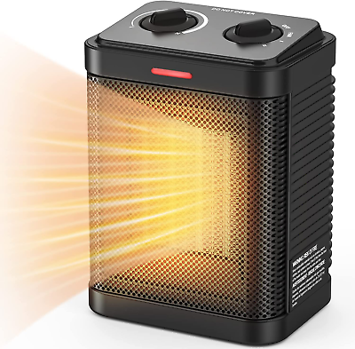#ad Small Space Heater Portable 1500W Ceramic Space Heater for Indoor Use Overheat $39.62
