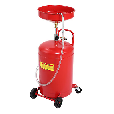 #ad Portable 18 20 Gallon Waste Oil Drain Air Operated Drainer Drainage Lift Auto $212.99