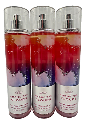 #ad Bath amp; Body Works LOT 3 Among The Clouds Fine Fragrance Mist 8 oz Whipped Berry $27.45