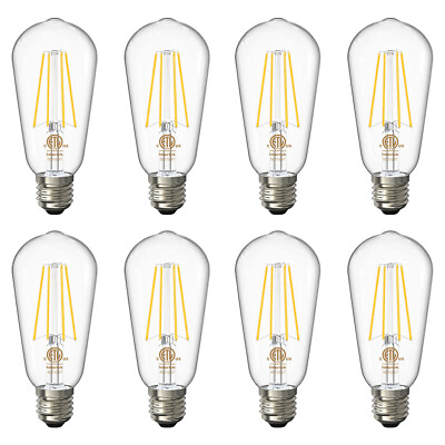 #ad E26 4000K ETL Listed LED Edison Bulbs 60W Equivalent Incandescent Bulb 95 CRI $76.79