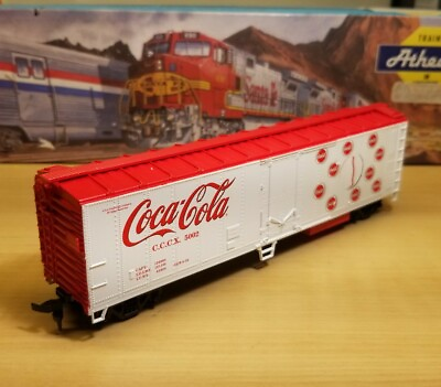 #ad HO Athearn Coca cola coke Box Car Reefer rtr for train set nos boxcar $27.95