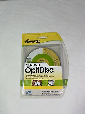 #ad Memorex Laser Lens Cleaner CD DVD Optidisc New Sealed 2006 Deadstock $19.99