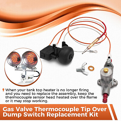 #ad Gas Control Safety Valve for Propane Gas Radiant Tank Top Heater Thermocoupler $22.04