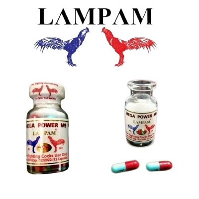 #ad 12 Caps DOPING LAMPAM MEGA POWER M9 CHICKEN ROOSTER VITAMIN $130.00