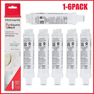 #ad 1 6Pcs Frigidaire EPTWFU01 Pure Source Ultra II Refrigerator Water Filter Sealed $10.99
