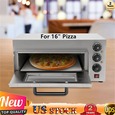 #ad Commercial Countertop Pizza Oven Single Deck Pizza Marker For 14quot; Pizza Indoor $161.50
